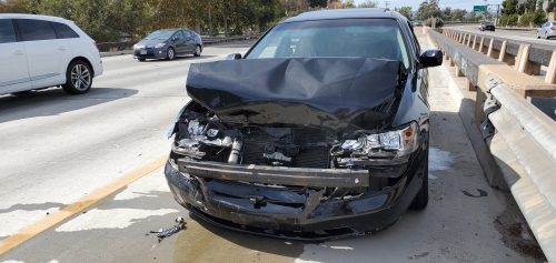 The car that hit me was totaled!