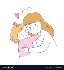 Mom and daughter 